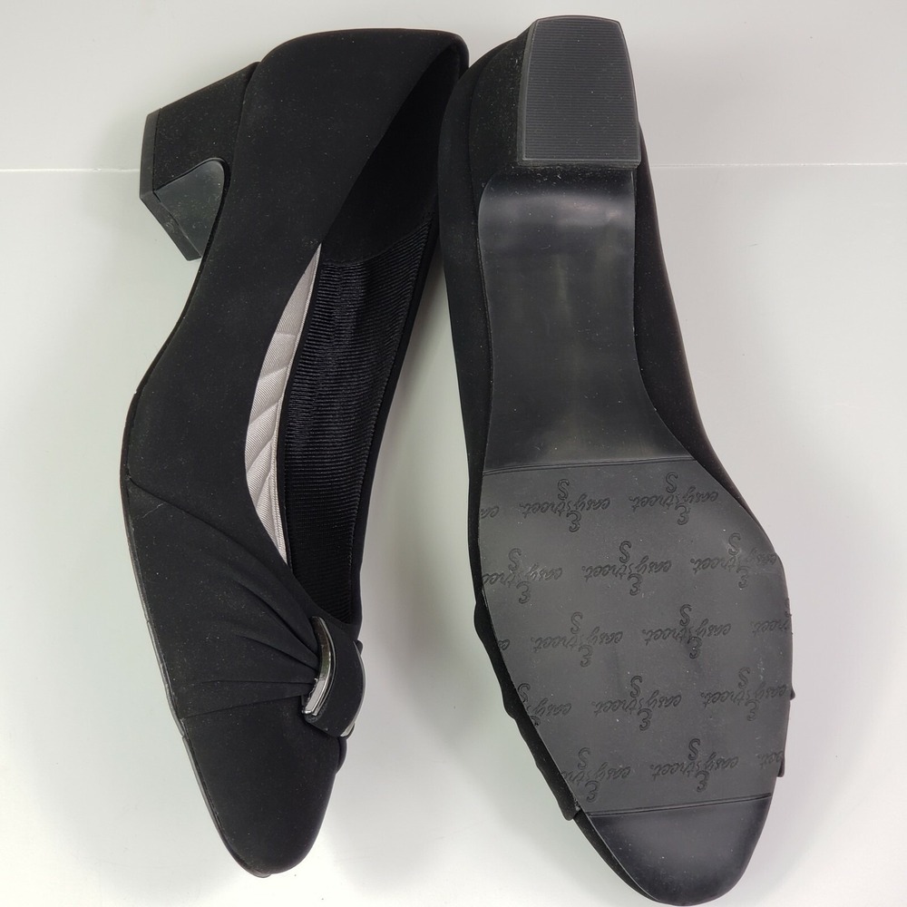 Easy Street Womens Eloise Pum Black Lamy - Women's US 6M New Suede - Picture 9 of 10